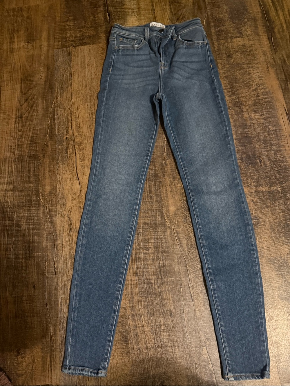 Cello Women's Skinny Jeans - Mid Blue Wash